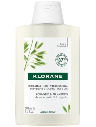 Klorane shampoo al latte di avena 200 ml