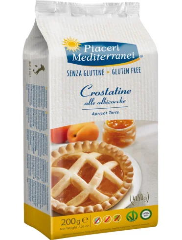 Piaceri mediterranei le bonta' del mattino crostatine all'albicocca 4 x 50 g Piaceri mediterranei le bonta' del mattino crostatine all'albicocca 4 x 50 g