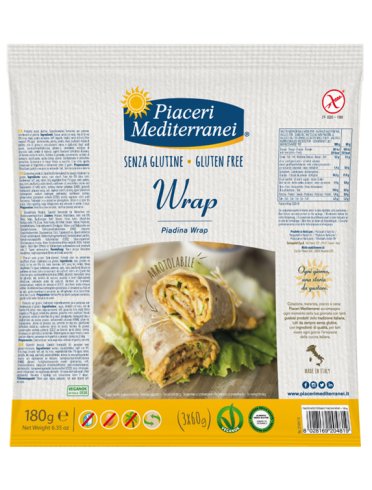 Piaceri mediterranei piadina wrap 180 g