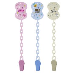 Chicco Easy Clip Colorata con Catenella 1 Pezzo