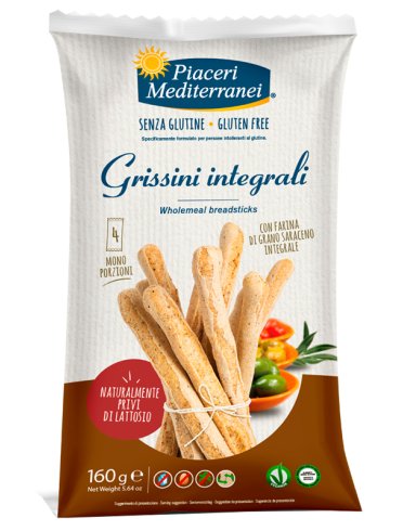 Piaceri mediterranei grissini integrali 160 g