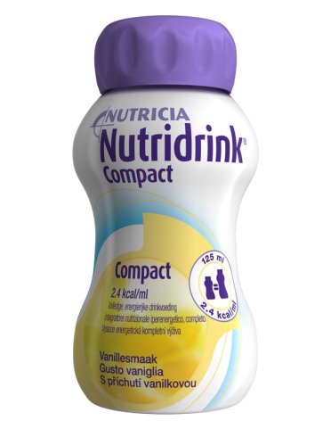 Nutricia nutridrink compact vaniglia supplemento nutrizionale 4 x 125 ml