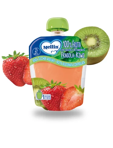Mellin 100% fragola e kiwi 90 g Mellin 100% fragola e kiwi 90 g