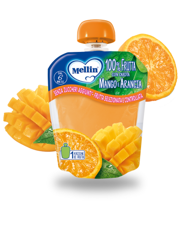 Mellin 100% arancia mango 90 g