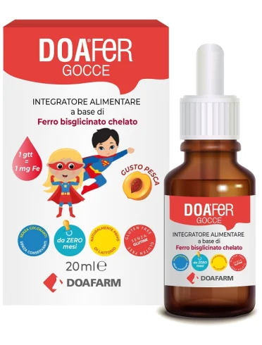 Doafer gocce integratore di ferro 20 ml