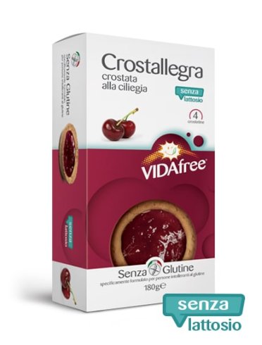 Vidafree crostallegra albicocca senza lattosio 180 g