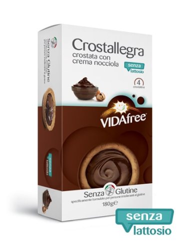 Vidafree crostallegra nocciola senza lattosio 180 g