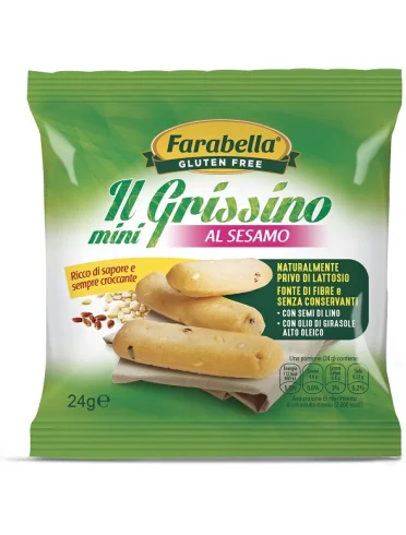 Farabella il mini grissino al sesamo 24 g Farabella il mini grissino al sesamo 24 g