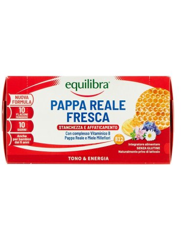 Equilibra pappa reale fresca 10 flaconcini