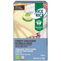 RICE&RICE CRISPY CRACKERS DI RISO E MAIS 160 G