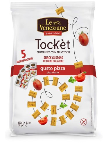 Le veneziane tocket multipack gusto pizza 30 g x 5 pezzi
