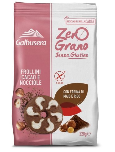 Zerograno frollini cacao-nocciole 220 g