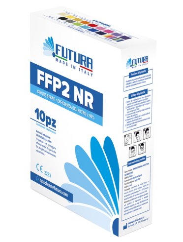 Futura semimascherina ffp2 small viola 10 pezzi Futura semimascherina ffp2 small viola 10 pezzi