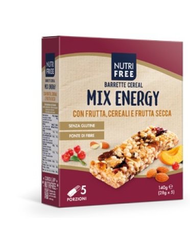 Nutrifree barrette cereal mix energy 28 g x 5