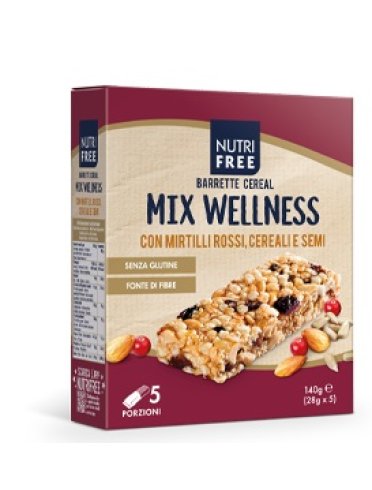 Nutrifree barrette cereal mix wellness 28 g x 5