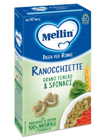 Mellin ranocchiette di grano e spinaci pasta 280 g