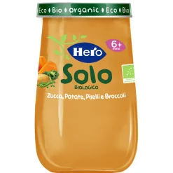 HERO SOLO OMOG ZUCCA PATATE PISELLI BROCCOLI 190 G