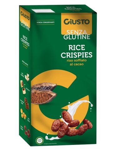 Giusto senza glutine rice crispies cacao 250 g