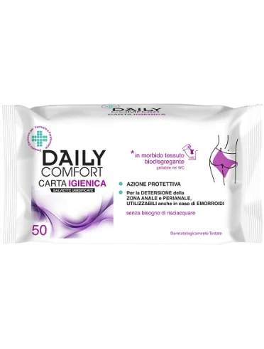 Daily comfort carta igienica 50 pezzi Daily comfort carta igienica 50 pezzi