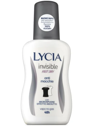 Lycia vapo invisibile fast dry 75 ml Lycia vapo invisibile fast dry 75 ml