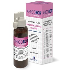 Amicobor Soluzione Alcolica Igiene Auricolare 100 ml
