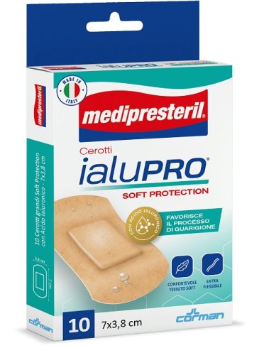Medipresteril cerotti ialupro soft protection super 7x3,8cm10 pezzi