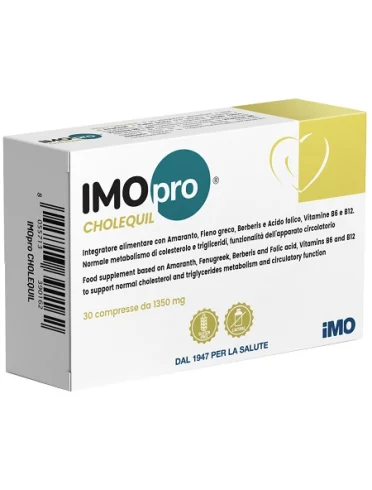 Imopro cholequil 30 compresse 1,35 g Imopro cholequil 30 compresse 1,35 g