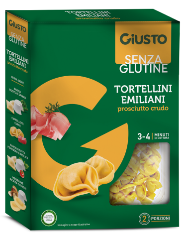 Giusto senza glutine tortellini prosciutto crudo 250 g