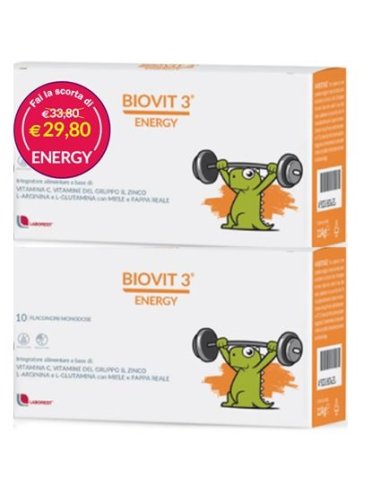 Biovit 3 energy multipack 10 flaconi x 2