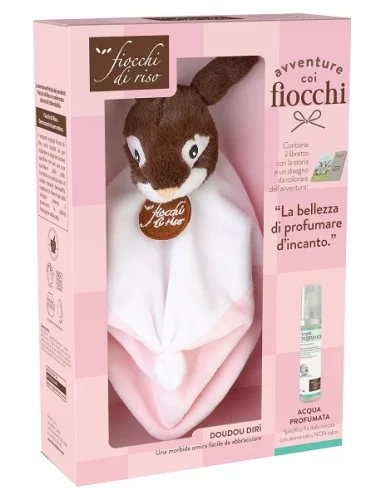 Cofanetto fiocchi di riso avventure doudou rosa Cofanetto fiocchi di riso avventure doudou rosa