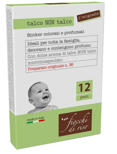 Fiocchi di riso talco non talco cerotti 12 pezzi Fiocchi di riso talco non talco cerotti 12 pezzi