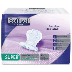 PANNOLONE SOFFISOF CLASSIC SAGOMATO SUPER 30 PEZZI