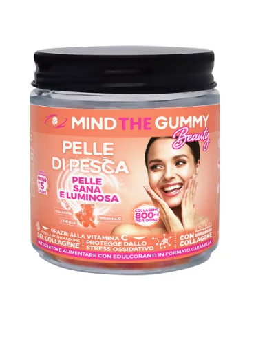 Mind the gummy pelle di pesca 30 gommose Mind the gummy pelle di pesca 30 gommose
