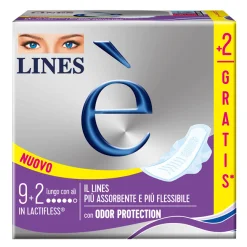 Lines è Assorbente Lungo 11 Pezzi