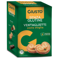 GIUSTO SENZA GLUTINE VENTAGLIETTI 6X25 G