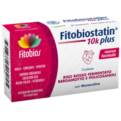 Fitobiostatin 10K Plus Integratore Colesterolo 30 Compresse