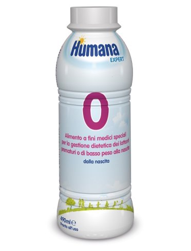 Humana 0 expert 490 ml bottiglia