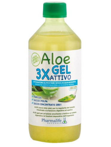 Aloe gel 3x attivo 500ml