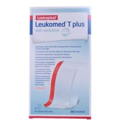 LEUKOMED T PLUS SKIN SENSITIVE MEDICAZIONE POST-OPERATORIA TRASPARENTE IMPERMEABILE CON MASSA ADESIVA AL SILICONE 8X15CM5 PEZZI