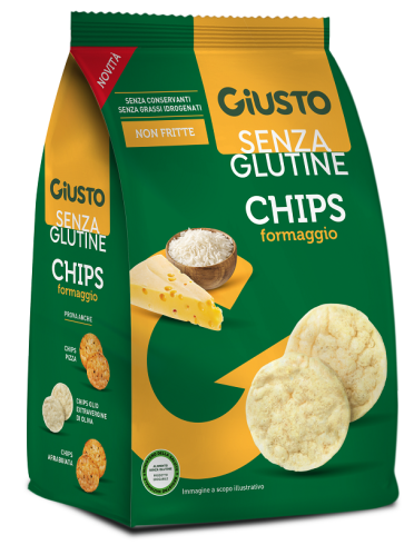 Giusto senza glutine chips formaggio 40 g
