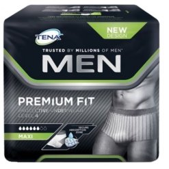 MUTANDINA ASSORBENTE MASCHILE TENA MEN PREMIUM FIT LIVELLO 4TAGLIA MEDIUM 10 PEZZI