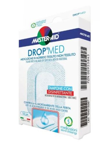 Medicazione m-aid drop med 10 x 10 cm 5 pezzi
