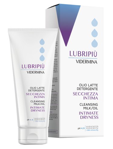 Vidermina lubripiu' olio - latte 200 ml bipack