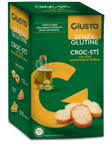 Giusto senza glutine croc-sti' con olio extravergine d'oliva100 g