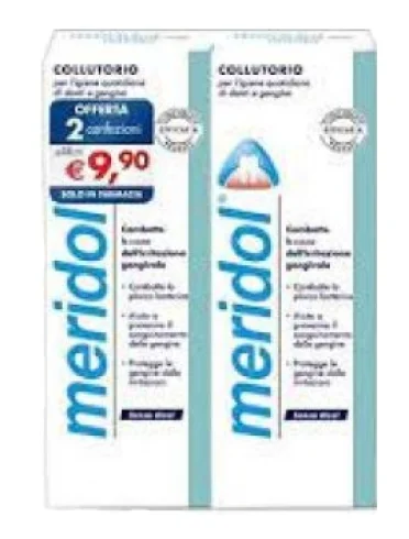 Meridol collutorio bipacco 2 x 400 ml