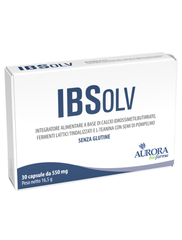 Ibsolv integratore per gonfiore addominale 30 capsule