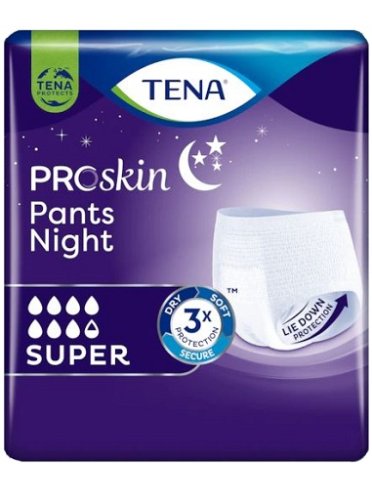 Pannolone pull up notte tena pants night m 10 pezzi