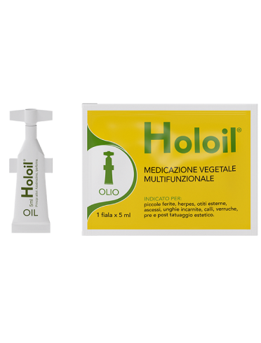 Holoil olio monodose richiudibile 5 ml