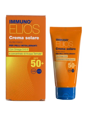 Immuno elios crema solare spf 50+ pelli intolleranti Immuno elios crema solare spf 50+ pelli intolleranti