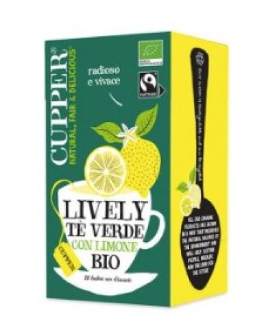 Cupper te' verde limone bio 20 filtri 35 g